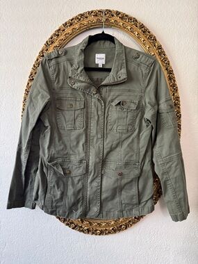 Kensie Olive Green Utility Jacket - Women's Field Coat